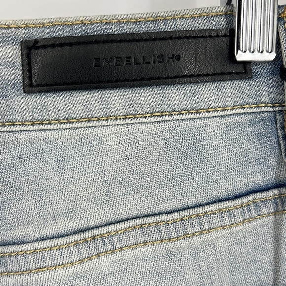 Embellished Embellish desert graphic Denim Indio Denim Light Blue SZ 30 - Picture 8 of 15